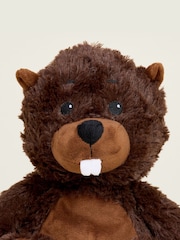 Warmies Brown Large Beaver Fully Heatable Plush Toy - Image 2 of 4
