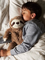 Warmies Brown Large Sloth Fully Heatable Soft Toy - Image 2 of 4