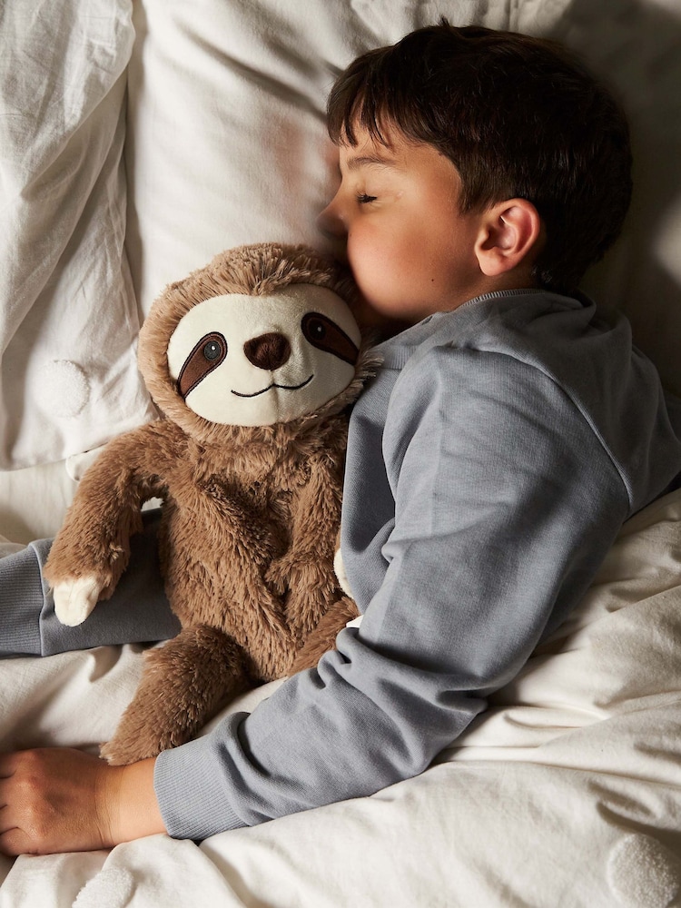 Warmies Brown Large   Sloth  Fully Heatable Plush Toy - Image 2 of 4 Warmies Brown Large   Sloth  Fully Heatable Plush Toy - Image 2 of 4