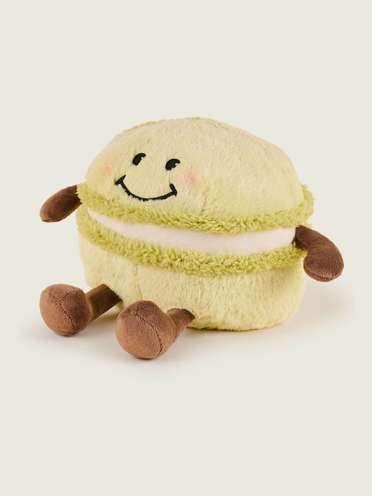 Warmies White Large Macaroon Fully Heatable Plush Toy - Image 2 of 4 Warmies White Large Macaroon Fully Heatable Plush Toy - Image 2 of 4