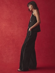 Rockett St George Black Denim Studded Jeans - Image 5 of 9