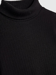 River Island Black Girls Cosy Long Sleeve Top and Skort Set - Image 5 of 5