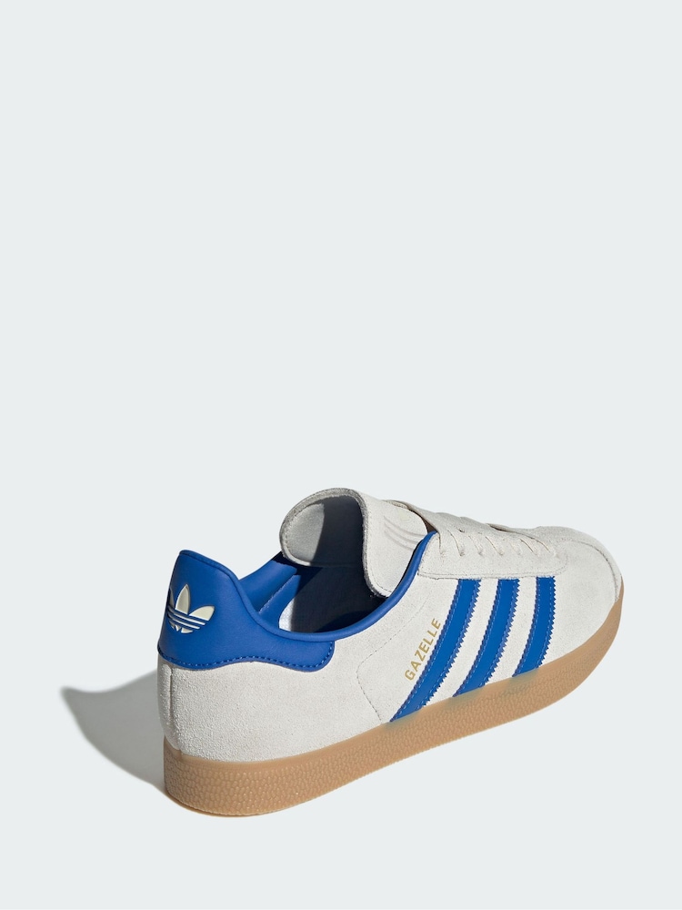 adidas Originals Cream Gazelle Shoes - Image 2 of 4 adidas Originals Cream Gazelle Shoes - Image 2 of 4