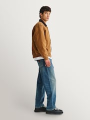 Carhartt WIP Blue Aaron Wide Leg Jeans - Image 2 of 5