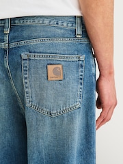 Carhartt WIP Blue Aaron Wide Leg Jeans - Image 5 of 5