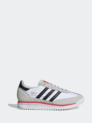 adidas Originals White SL 72 RS Trainers - Image 3 of 10