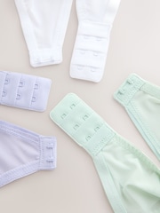 أزرق/ أخضر/ أبيض - حمالات صدر بقالب كامل غير مبطنة - صورة 11 من 11