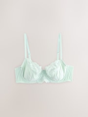 أزرق/ أخضر/ أبيض - حمالات صدر بقالب كامل غير مبطنة - صورة 8 من 11