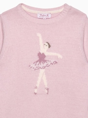 Trotters London Pink Margot Ballerina Jumper - Image 3 of 3