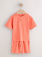 Blue/Green/Orange Pastel Plain - Pachet 3 de pijamale scurte (9luni-10ani) - Imaginea 4 din 7