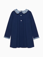 Trotters London Blue Violet Pie Crust Dress - Image 1 of 2