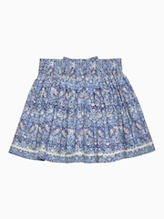 Trotters London Blue Strawberry Thief Bow Skirt - Image 2 of 2