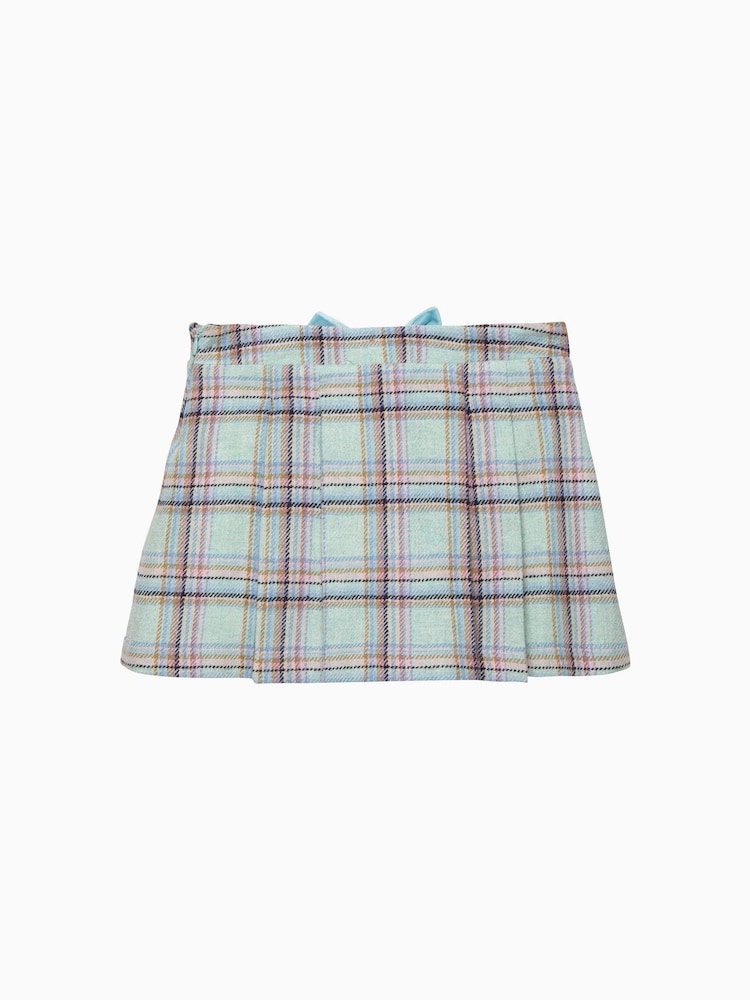Trotters London Green Etta Check Skirt - Image 2 of 2 Trotters London Green Etta Check Skirt - Image 2 of 2