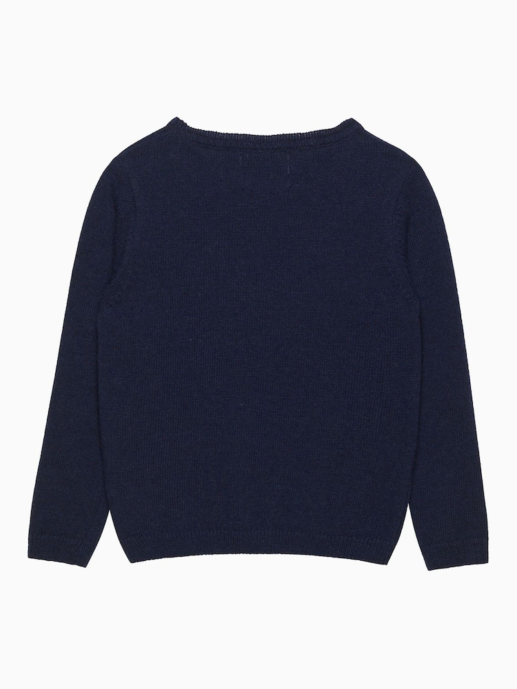 Trotters London Blue Fire Engine Jumper - Image 2 of 2 Trotters London Blue Fire Engine Jumper - Image 2 of 2