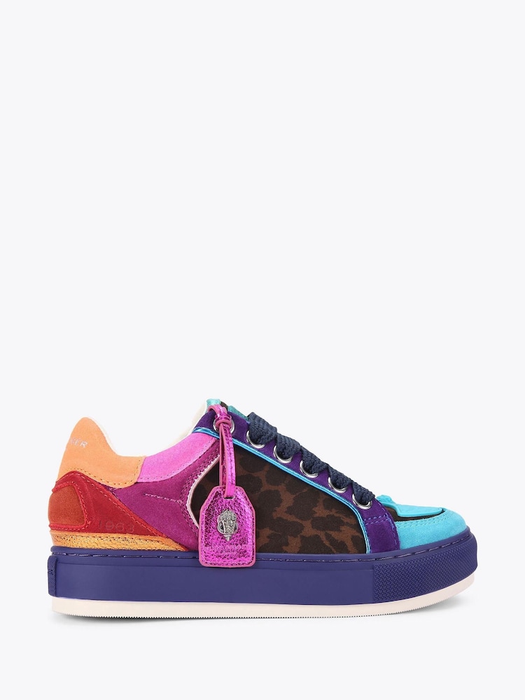 Kurt Geiger London Southbank Tag Brown Trainers - Image 1 of 4 Kurt Geiger London Southbank Tag Brown Trainers - Image 1 of 4