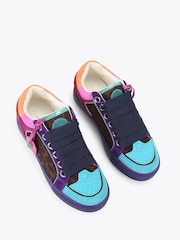 Kurt Geiger London Southbank Tag Brown Trainers - Image 2 of 4