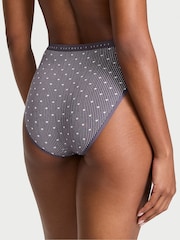 Victoria's Secret Tornado Grey Heart Stripes Brief Knickers - Image 2 of 2