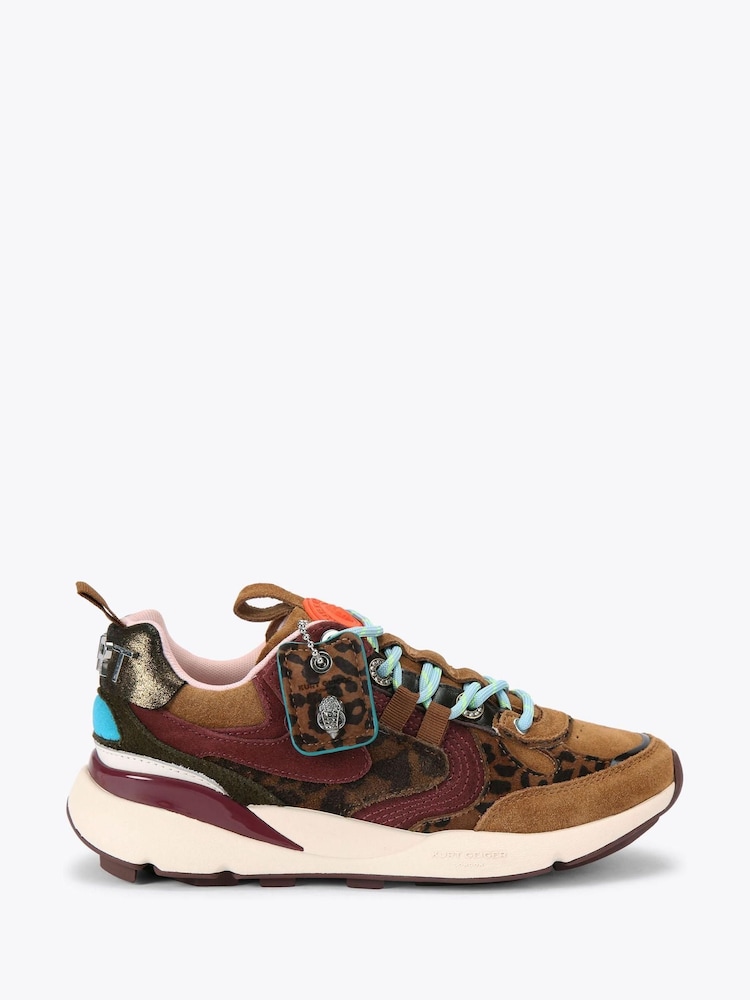 Kurt Geiger London Kurt Runner Brown Trainers - Image 1 of 4 Kurt Geiger London Kurt Runner Brown Trainers - Image 1 of 4