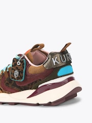 Kurt Geiger London Kurt Runner Brown Trainers - Image 3 of 4