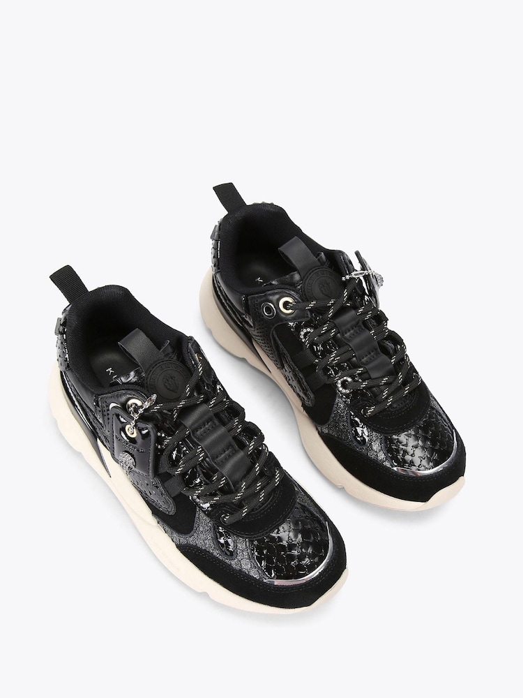 Kurt Geiger London Kurt Runner Black Trainers - Image 2 of 4