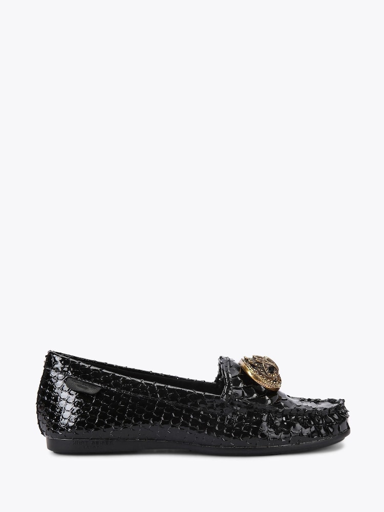 Kurt Geiger London Chelsea Moccasin Black Pumps - Image 1 of 4 Kurt Geiger London Chelsea Moccasin Black Pumps - Image 1 of 4