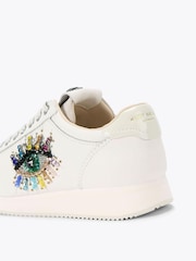 Kurt Geiger London Islington Pump Eye White Trainers - Image 3 of 4