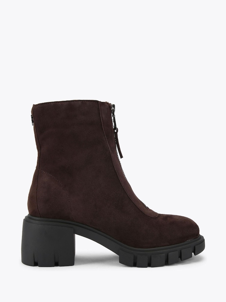 Carvela Brown Ignite Zip Boots - Image 1 of 4