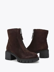 Carvela Brown Ignite Zip Boots - Image 5 of 5