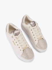 Carvela Gold Daze Toe Cap Trainers - Image 2 of 4
