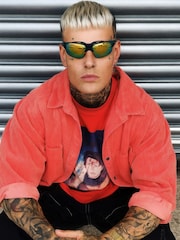 Storm Grey Grey Semi Rimless Polarised Sunglasses - Image 3 of 3