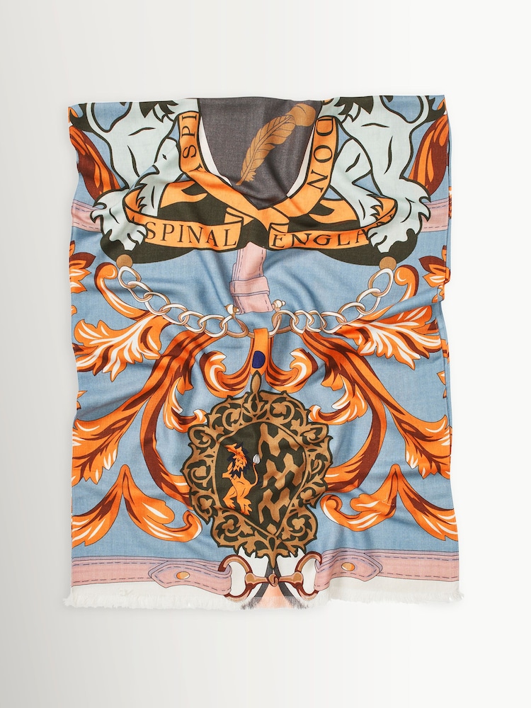 Aspinal of London Large Merino Scarf - صورة 2 من 4 Aspinal of London Large Merino Scarf - صورة 2 من 4
