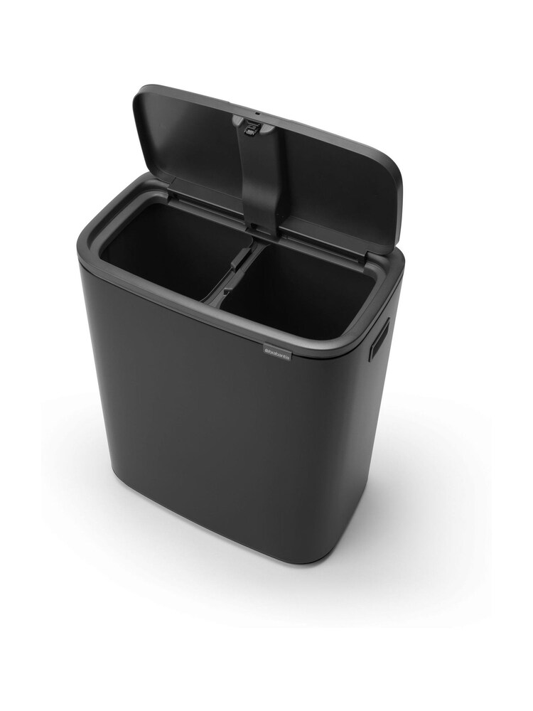 Brabantia Matt Black Bo Touch Bin 2 x 30L - Image 6 of 6
