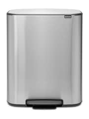 Brabantia Matt Steel Fingerprint Proof Bo Pedal Bin 2 x 30L - Image 4 of 6