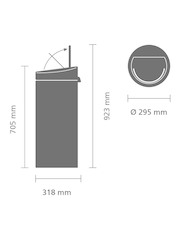 Brabantia Platinum Touch Bin New 30L - Image 6 of 6