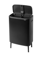 Brabantia Matt Black Bo Touch Bin Hi 2 x 30L - Image 5 of 6