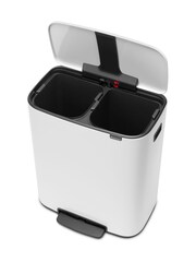 Brabantia White Bo Pedal Bin 2 x 30L - Image 5 of 6