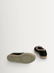 Penelope Chilvers Green Chico Espadrille Cross Strap Shoes - Image 6 of 8