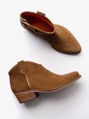 Penelope Chilvers Dolly Suede Ankle Brown Boots - Image 3 of 3