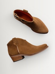 Penelope Chilvers Brown Dolly Suede Ankle Boots - Image 5 of 5