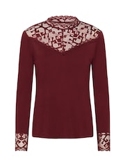 Cream Red CRTrulla Long Sleeve Lace Blouse - Image 5 of 6