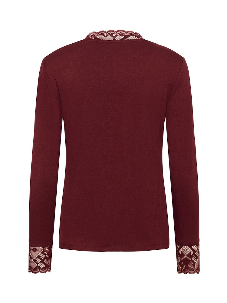 Cream Red CRTrulla Long Sleeve Lace Blouse - Image 6 of 6