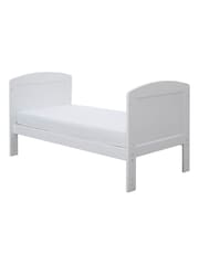 Ickle Bubba White Coleby Mini Cot Bed and Premium Pocket Sprung Mattress - Image 4 of 5