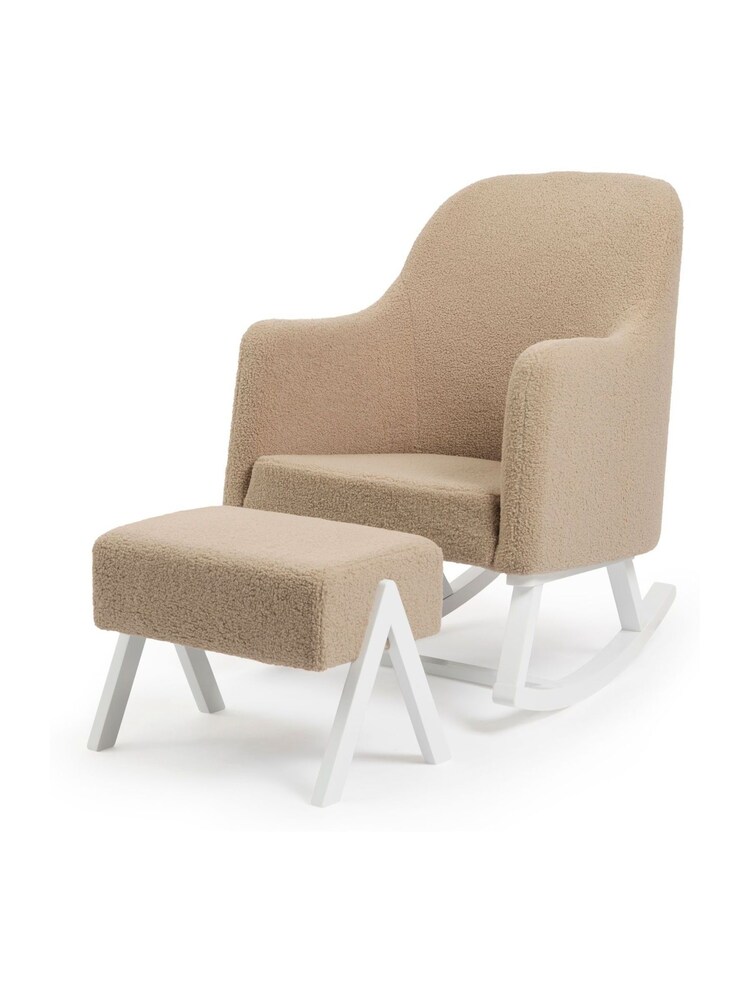 Ickle Bubba Mocha Roxby Nursery Chair and Stool Set - Image 1 of 3