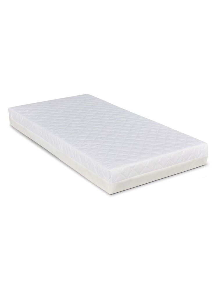 Ickle Bubba White Coleby Mini Cot Bed and Premium Sprung Mattress - Image 2 of 3