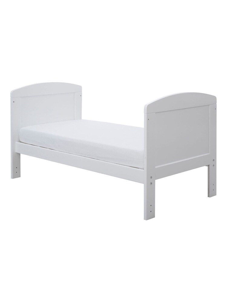 Ickle Bubba White Coleby Mini Cot Bed and Premium Sprung Mattress - Image 3 of 3