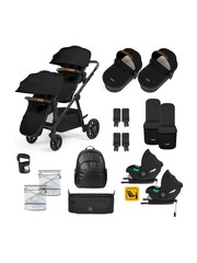 Ickle Bubba Black Virgo 18 Piece Travel System with iSize Cirrus Ca Cirrus Car Seat - Image 2 of 6