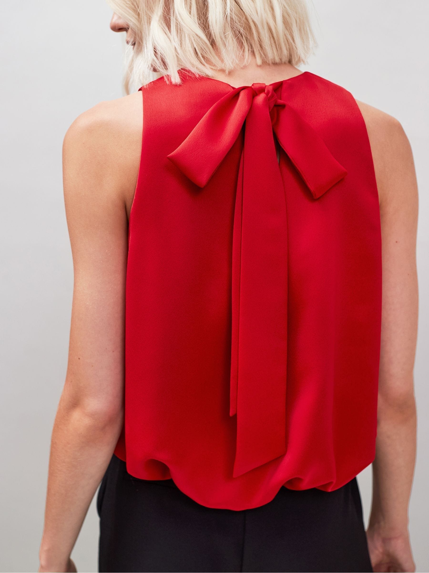 Buy Ro&Zo Red Bubble Hem Top from Next USA