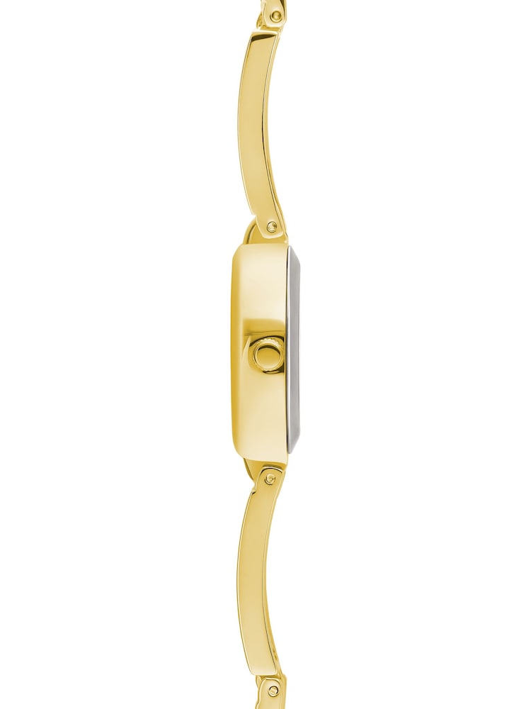 Limit Gold 19mm Oval Analogue Watch With Bracelet - Image 2 of 5 Limit Gold 19mm Oval Analogue Watch With Bracelet - Image 2 of 5