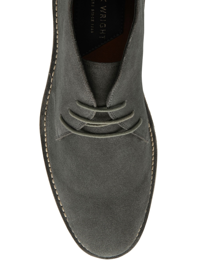 Grau - Frank Wright Suede Desert Boots - Bild 4 von 4