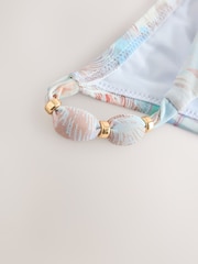 Pastel Blue Shell Tanga Beaded Tanga Bikini Bottoms - Image 7 of 7